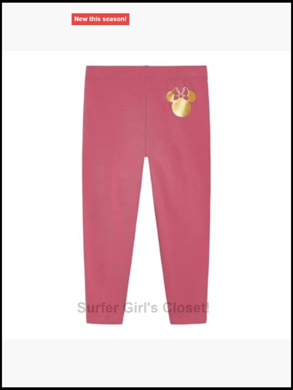 Minnie Mouse Peplum Tee & Leggings Outfit Set